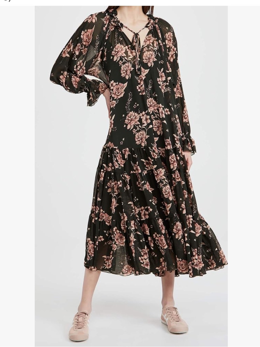 NWT Free People Feeling Groovy Forest Combo Midi Size S